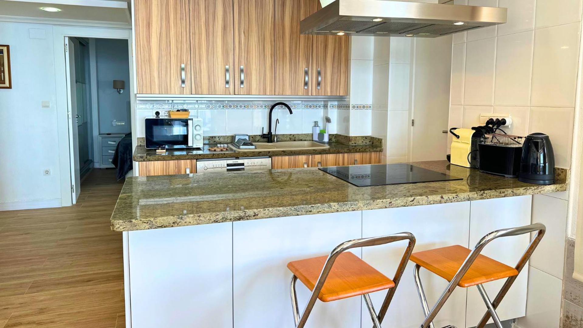 Апартаменты Atico A 50M Del Mar. Parking Gratis. A/C Кампелло Экстерьер фото